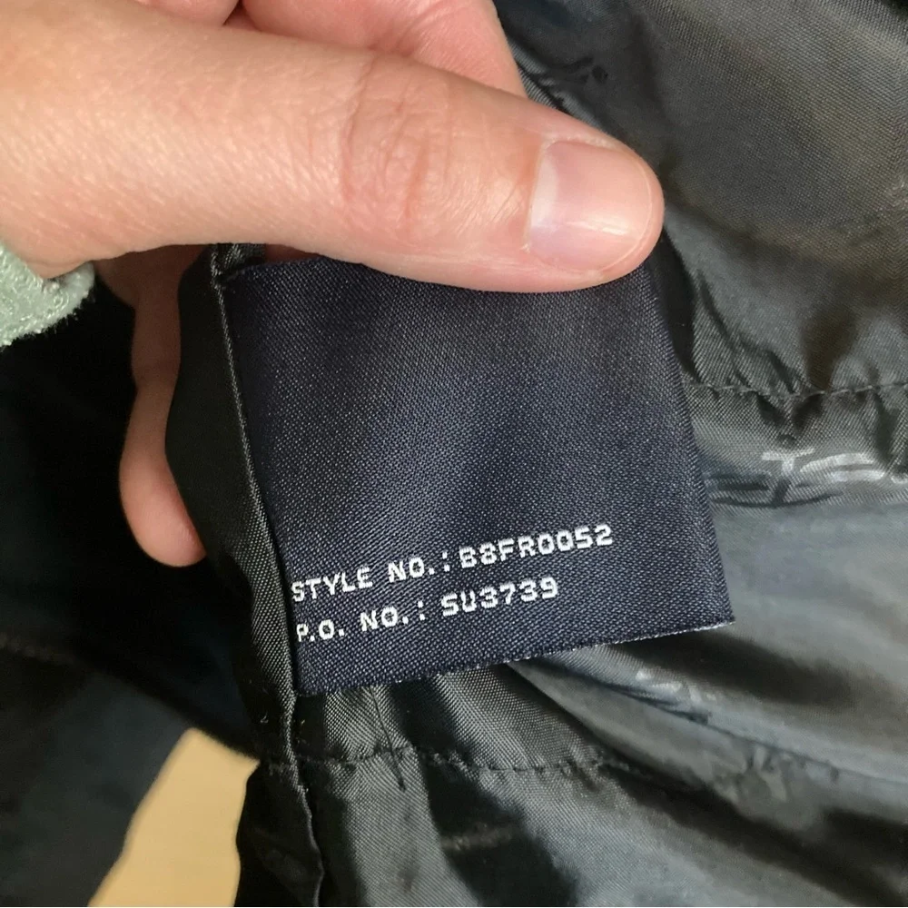 Dockers Barn Jacket Chore Coat Field Coat Men’s XL Sherpa-lined Collar Black Tan - Picture 12 of 15